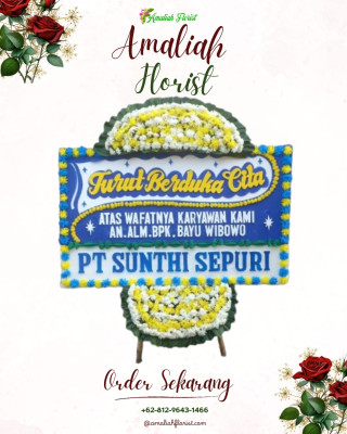Papan Bunga Duka di Solokuro
